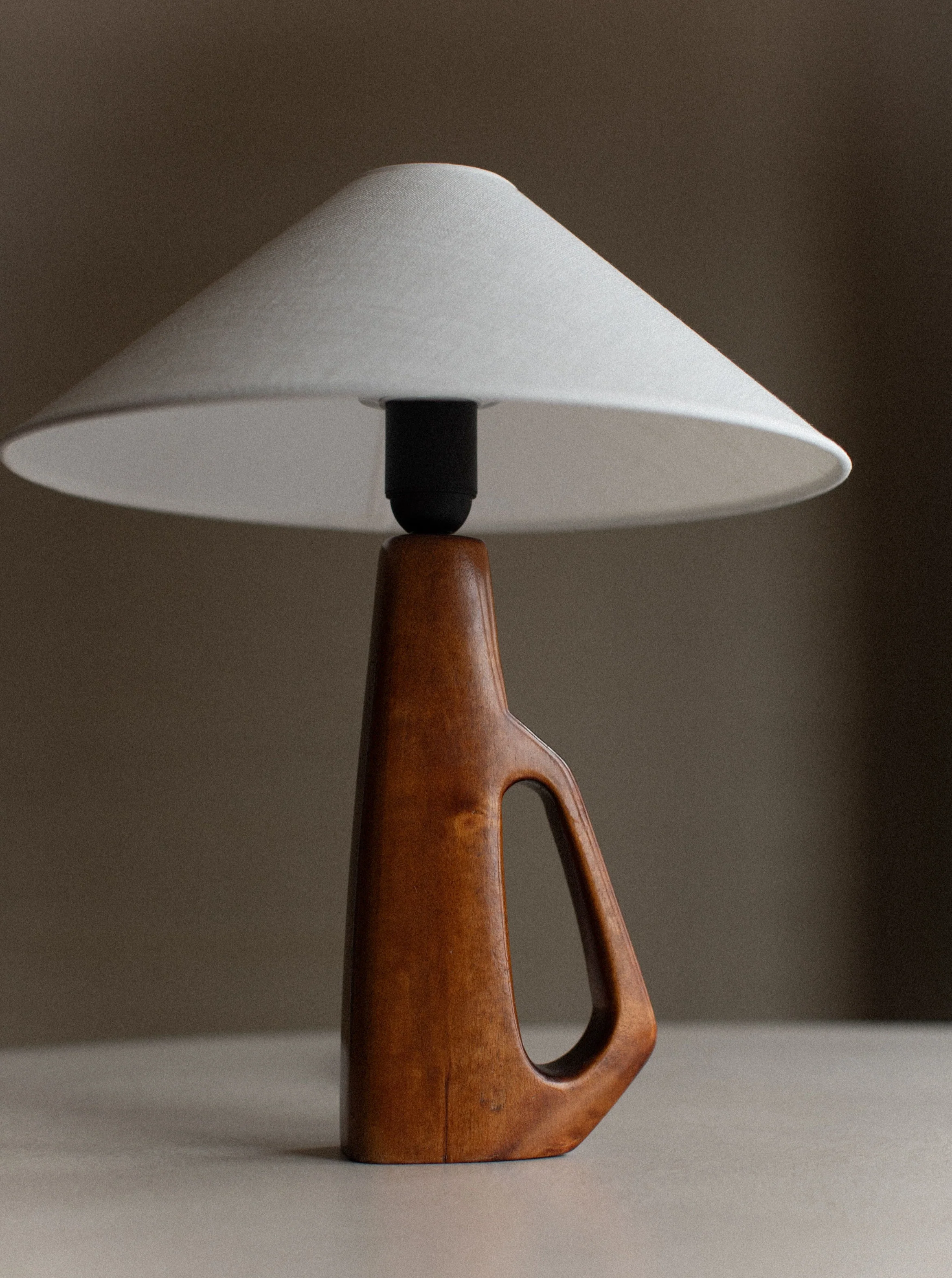1960's Wooden Lamp - Image 7