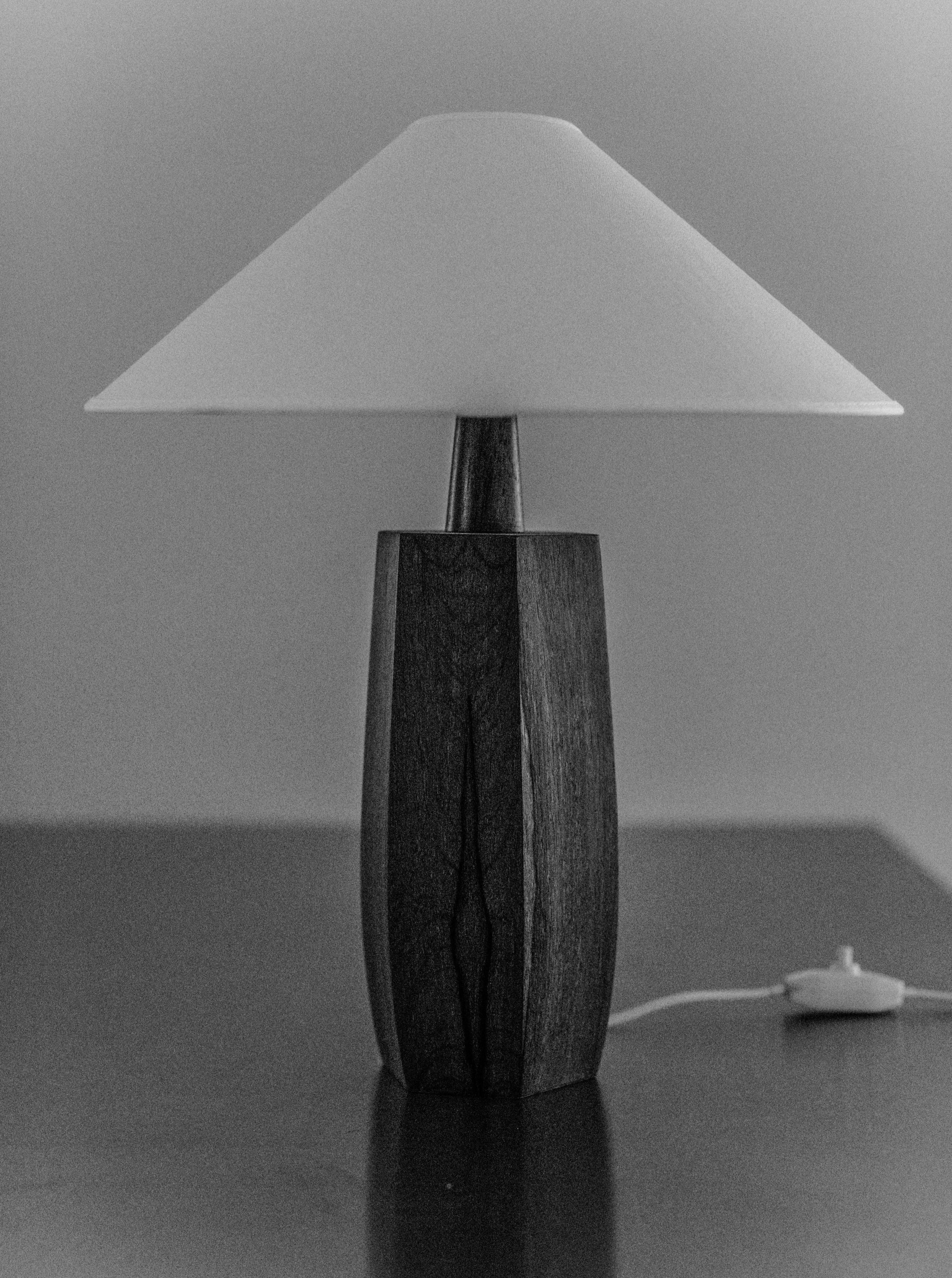 1940's Wooden lamp - Image 4