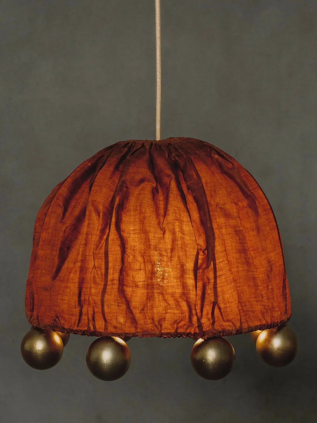 ALTER Pendant Light  | Brass Beeswax Linen Ceriops - Image 4