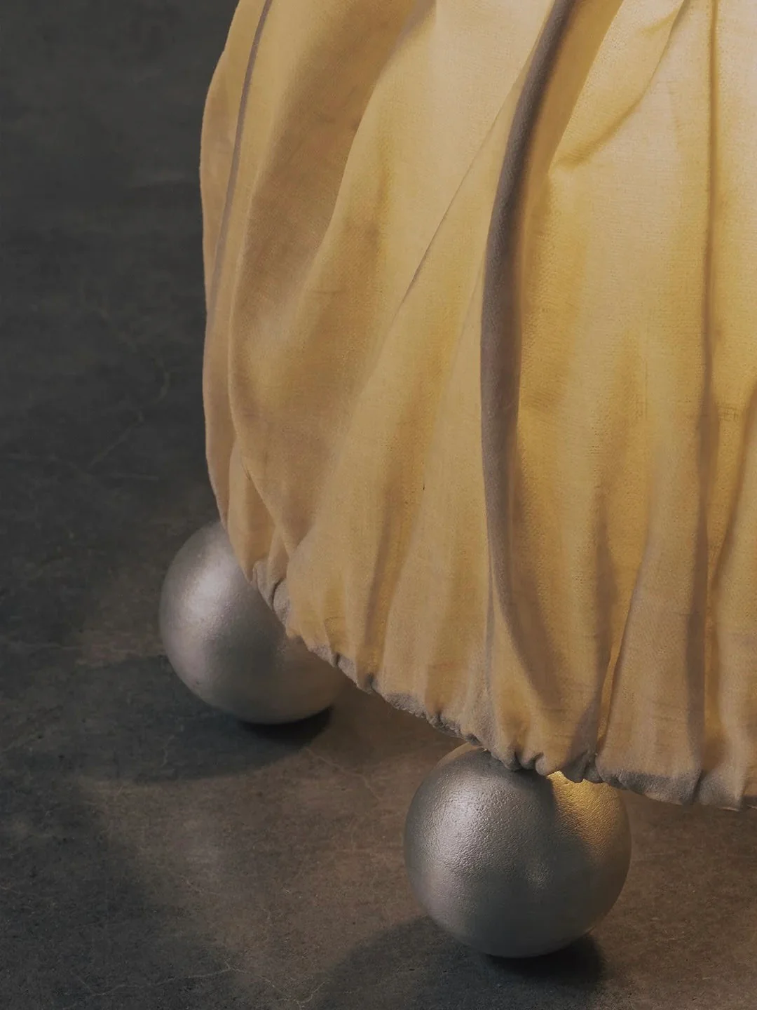 "ALTER" Table Lamp | Aluminium Beeswax Linen - Image 3