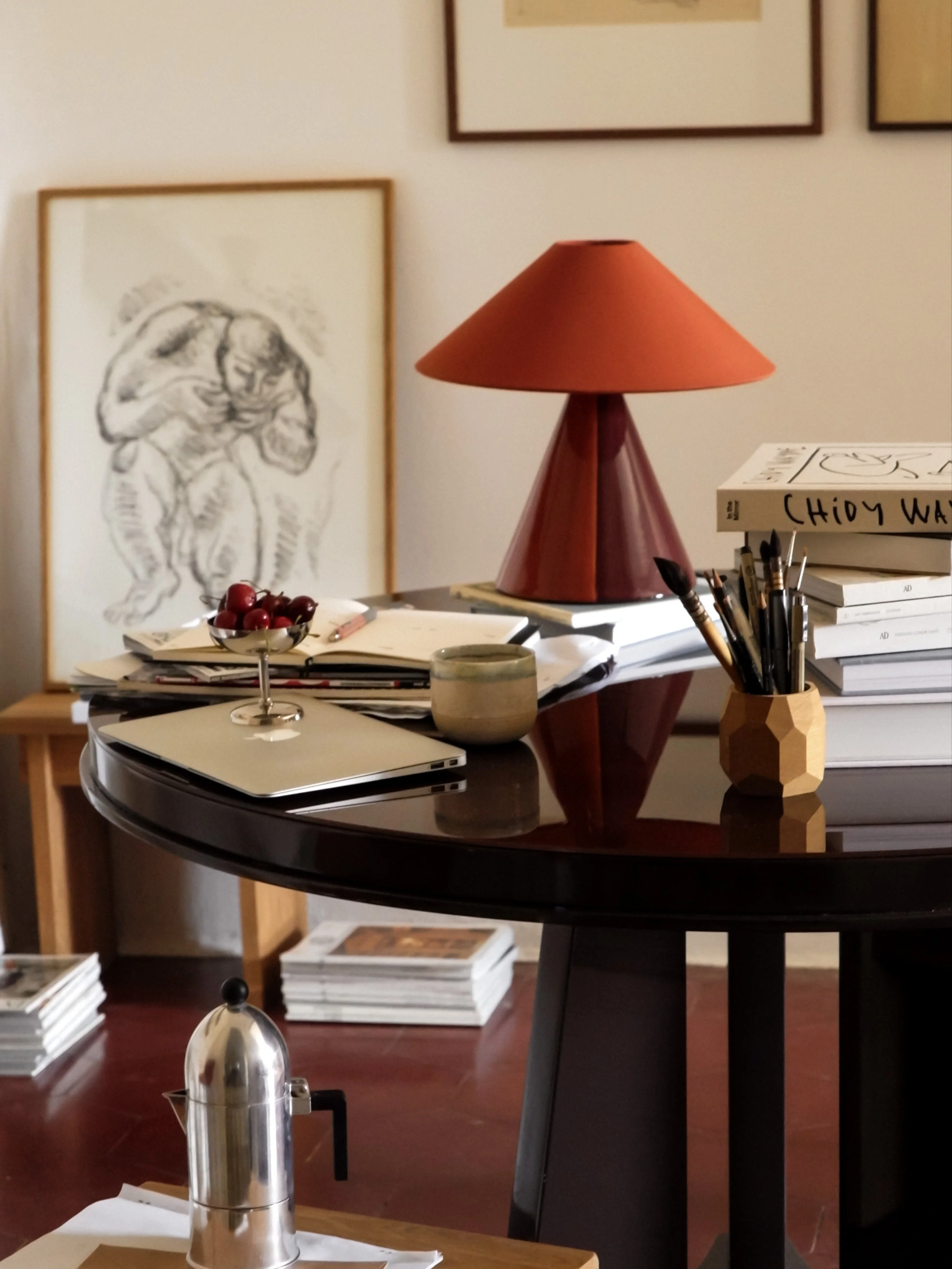 "Caterina" Table Lamp - Cognac - Image 5