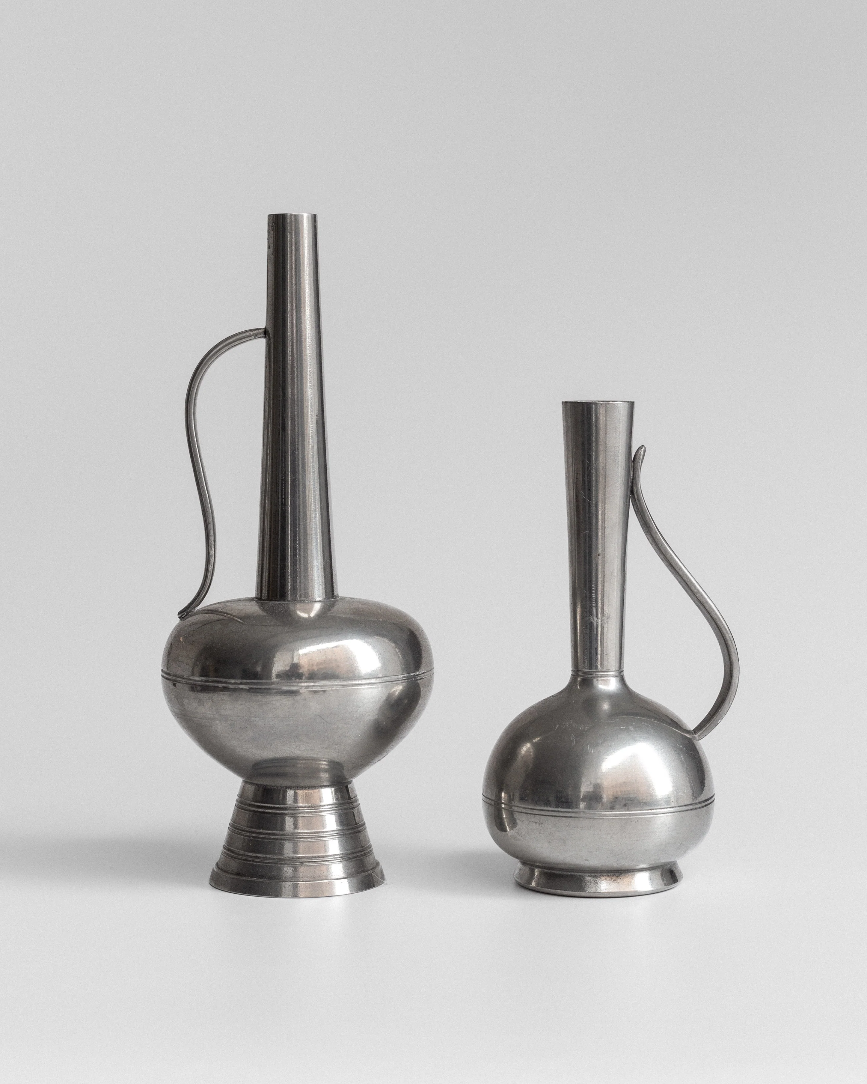 Pair of Pewter Vessels by GAB, Sweden, 1950s - Image 3