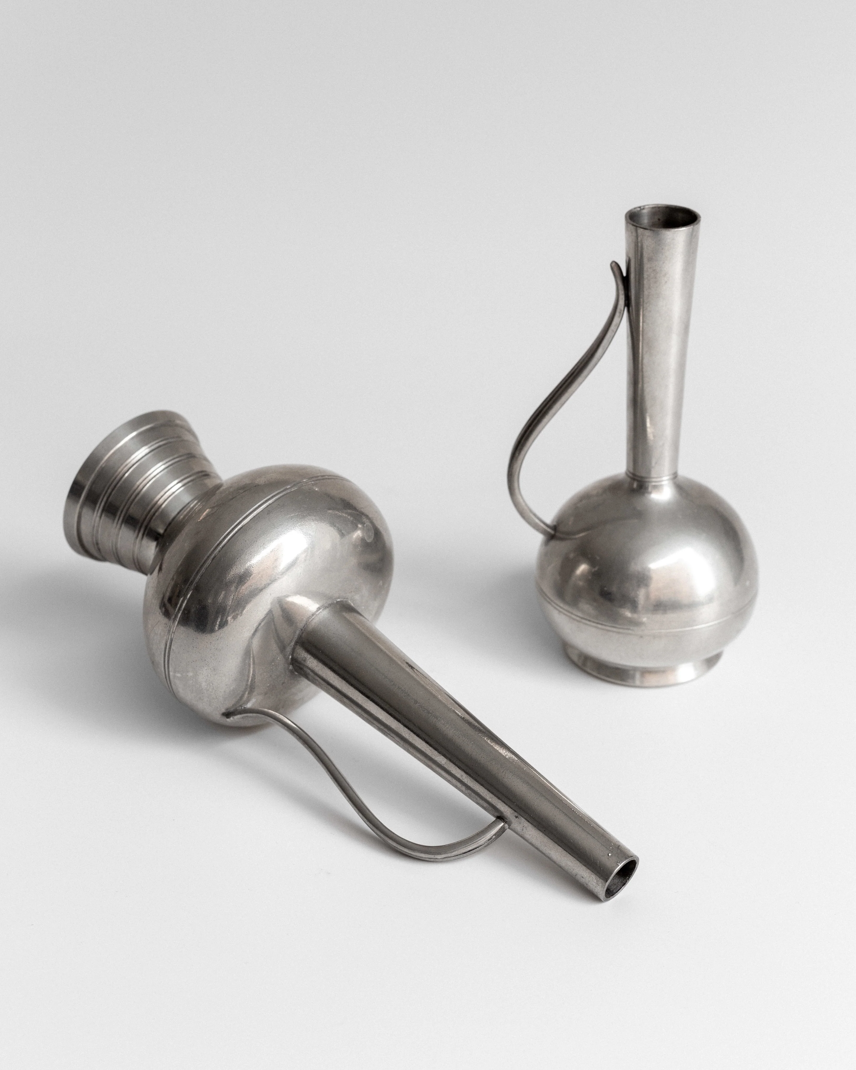 Pair of Pewter Vessels by GAB, Sweden, 1950s - Image 4