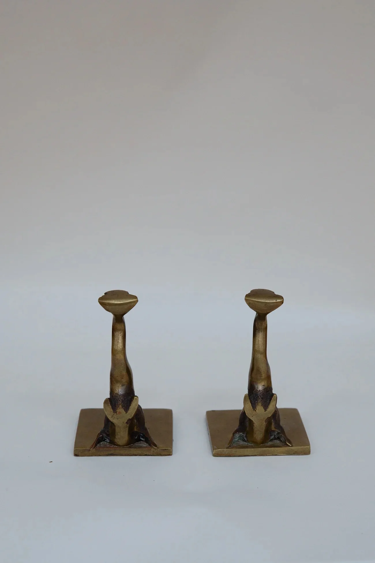 Sculptural Bronze Fish Bookends - Image 3