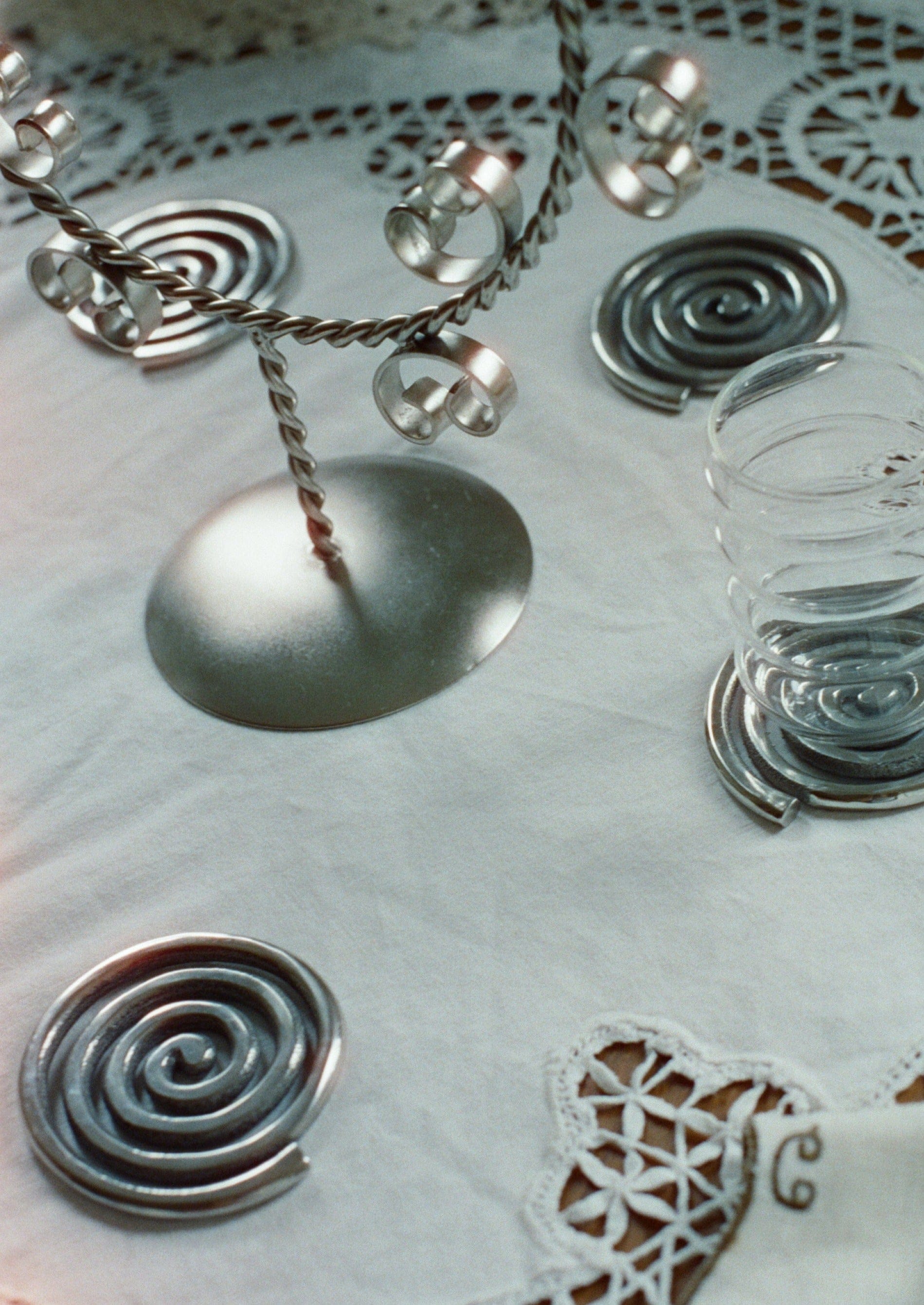 Spiral Coasters by Sophie Lou Jacobsen – Set of 4 - Image 3