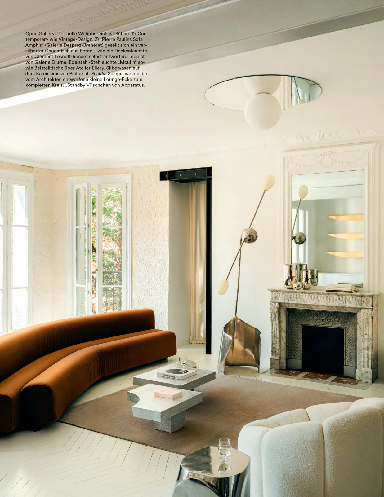 THE MOULIN FLOOR LAMP IN POLISHED BRASS - Image 3